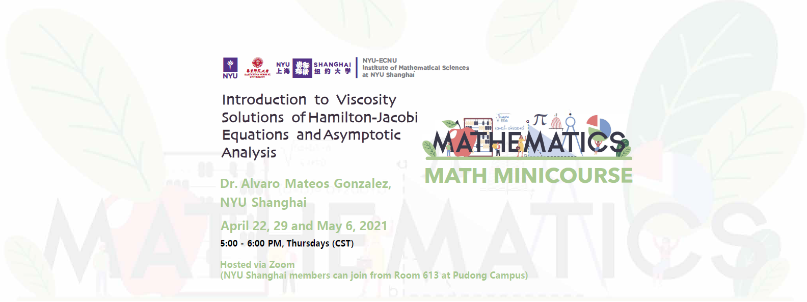 Introduction to Viscosity Solutions of Hamilton-Jacobi Equations and Asymptotic Analysis (Course I)