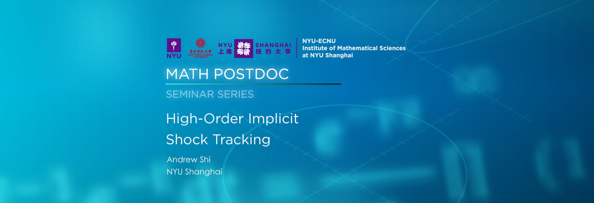 High-Order Implicit Shock Tracking