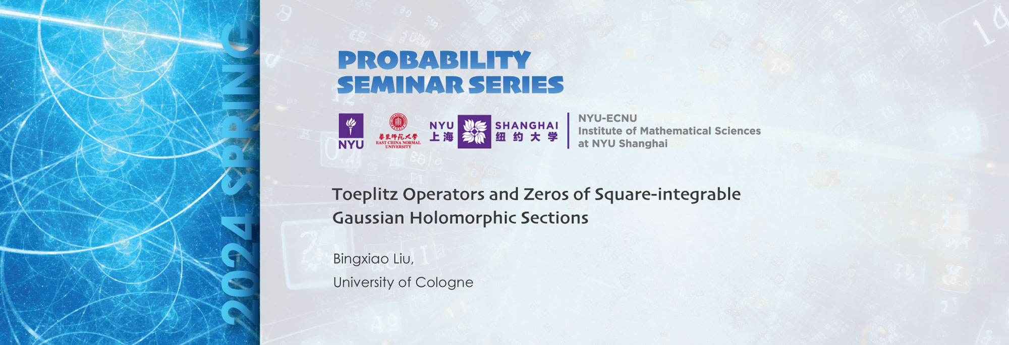 Toeplitz Operators and Zeros of Square-integrable Gaussian Holomorphic Sections
