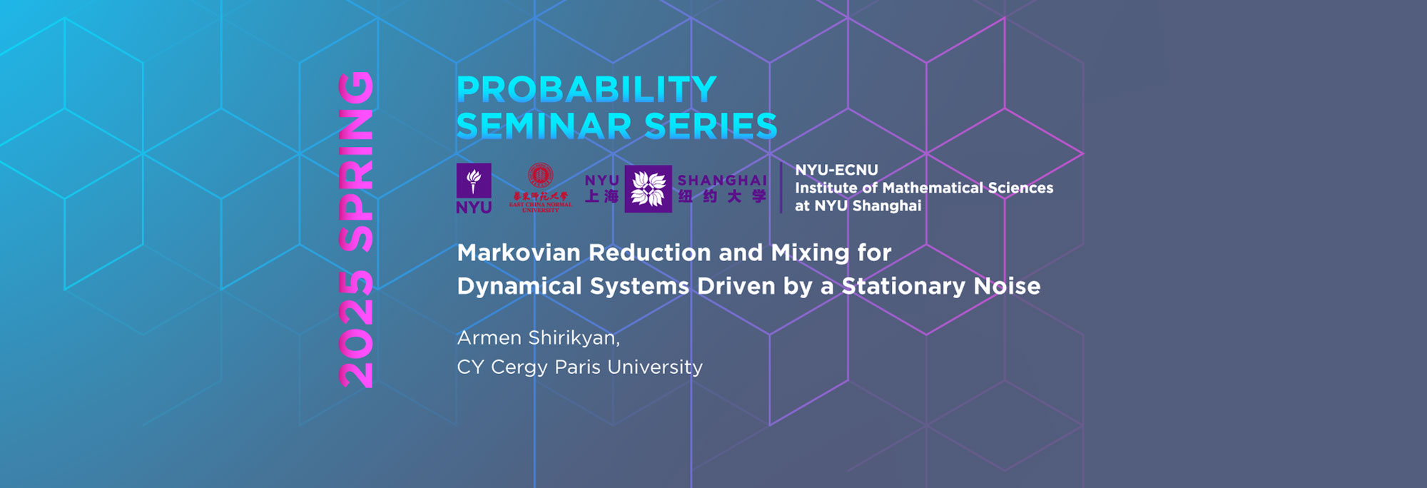 Markovian Reduction and Mixing for Dynamical Systems Driven by a Stationary Noise