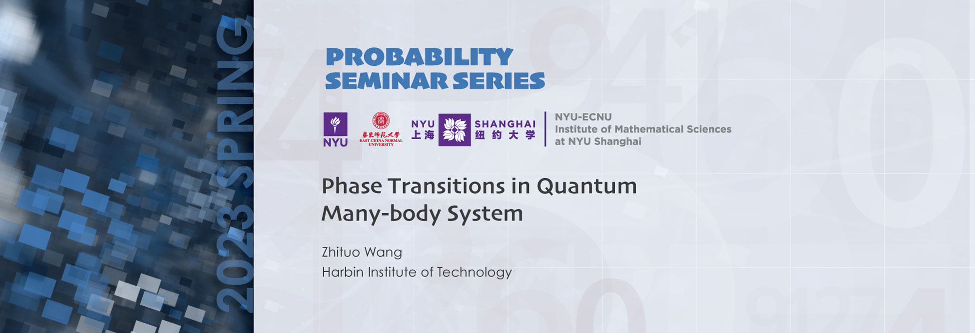 Phase Transitions in Quantum Many-body System