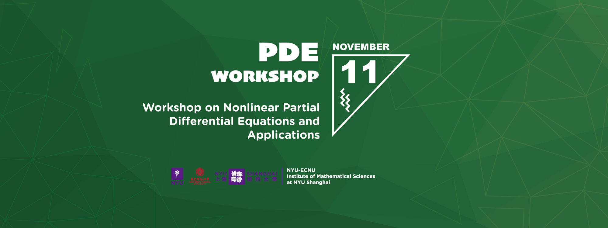 Workshop on Nonlinear Partial Differential Equations and Applications