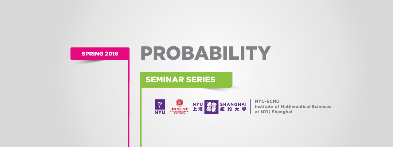 Math Probability Seminar Series Spring 2018