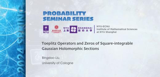 Toeplitz Operators and Zeros of Square-integrable Gaussian Holomorphic Sections