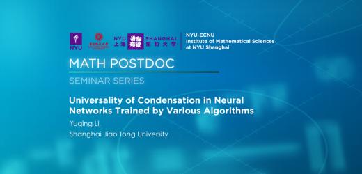 Universality of Condensation in Neural Networks Trained by Various Algorithms