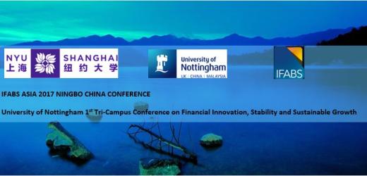 IFABS ASIA 2017 NINGBO CHINA CONFERENCE: Financial Innovation, Stability and Sustainable Growth