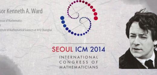 NYU Shanghai’s Kenneth Ward Presents at the International Congress of Mathematicians