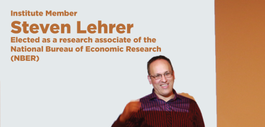 Lehrer Elected Research Associate in a Leading Economics Research Organization