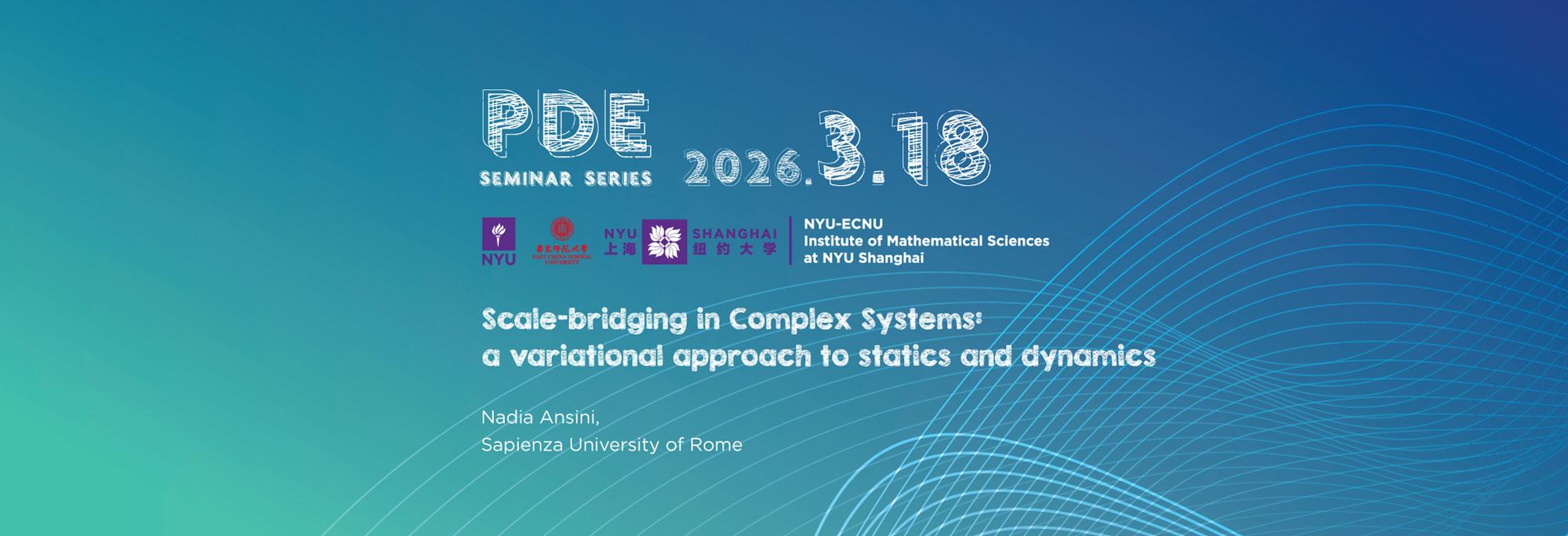 Scale-bridging in Complex Systems: a variational approach to statics and dynamics